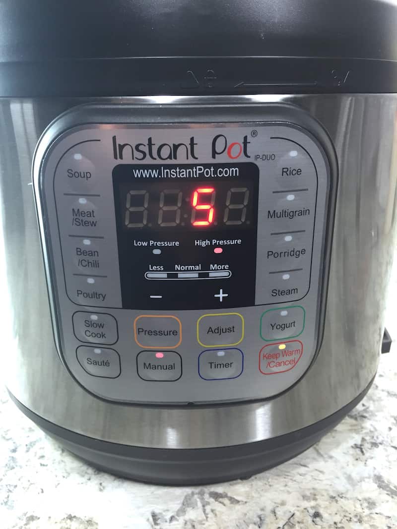 Instant Pot Setup: Manual Five Minutes