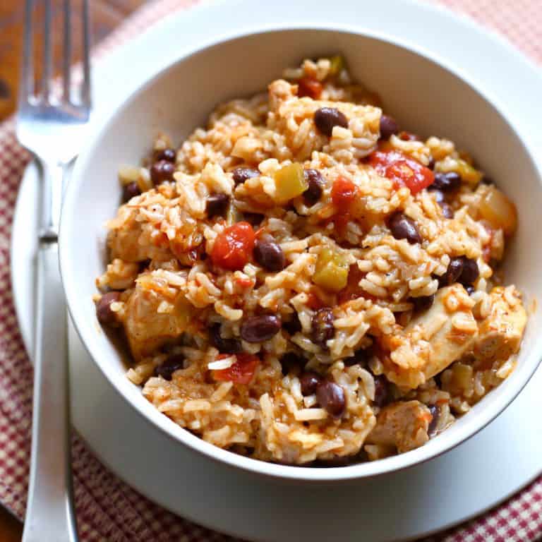 Pressure-Cooker Chicken, Black Bean and Rice Burrito Bowls - Cook Fast ...