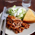 Pressure Cooker Pulled Chicken. Comes together in minutes in your Instant Pot or electric electric pressure cooker.