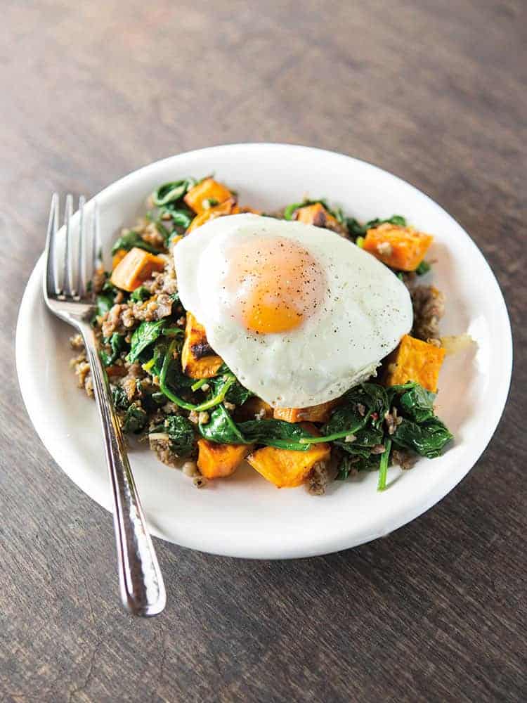 Sweet potato store sausage hash