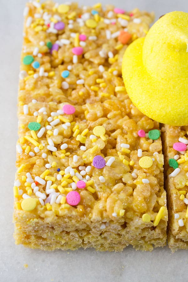 Instant Pot Peeps Rice Krispie Treats - Cook Fast, Eat Well