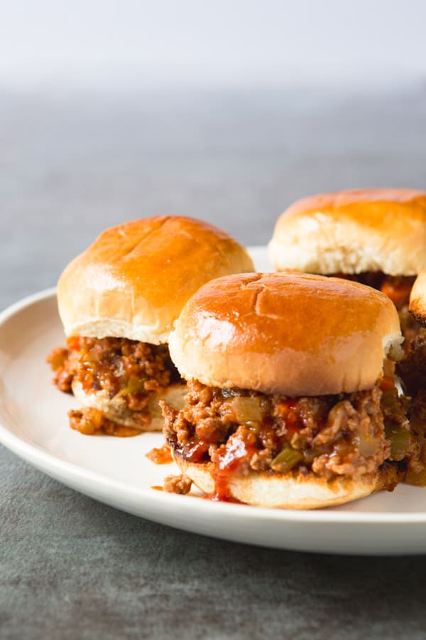 Platter of Sloppy Joes.