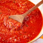 Pot of Cooked Easy Pasta Sauce