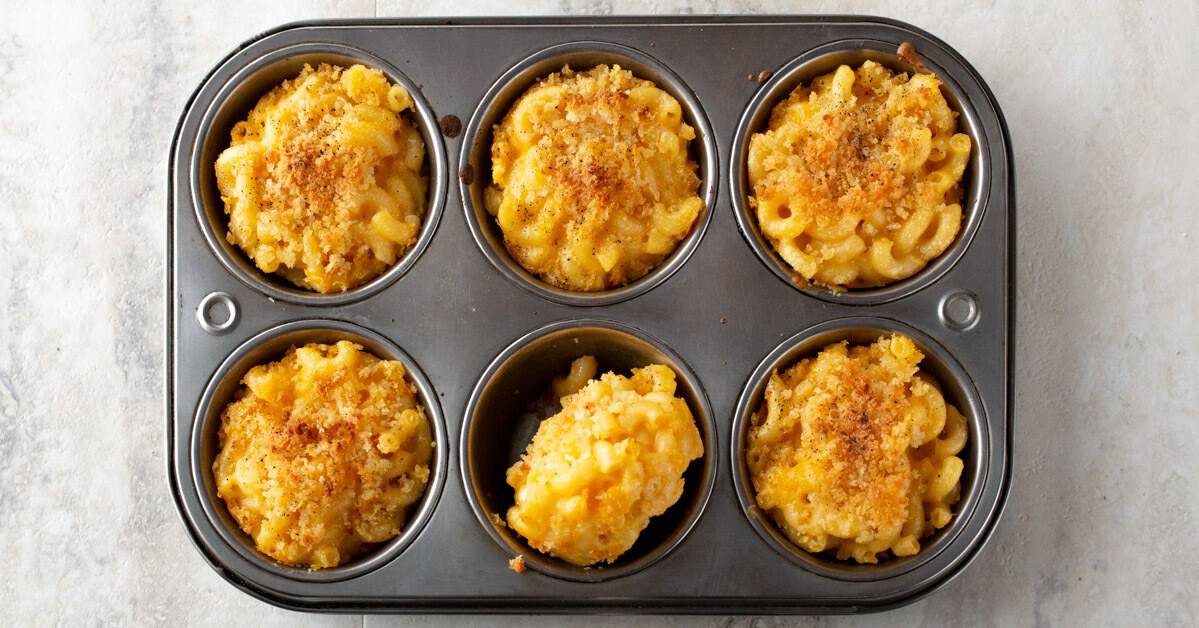 Mac and Cheese Cupcakes Cook Fast, Eat Well