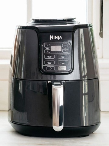Ninja Air Fryer on kitchen counter.
