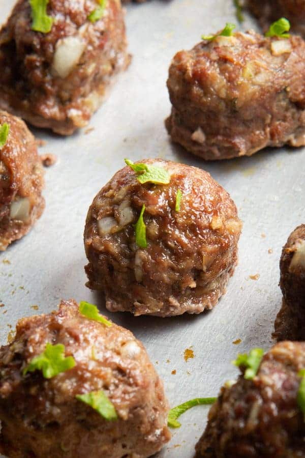 Easy Baked Meatballs - Cook Fast, Eat Well