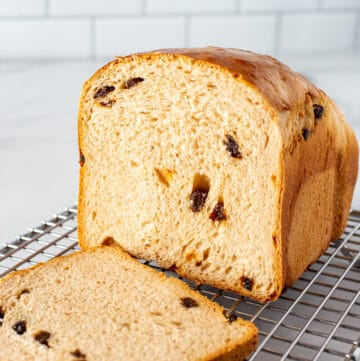 Bread Machine Cinnamon Raisin Bread - Cook Fast, Eat Well