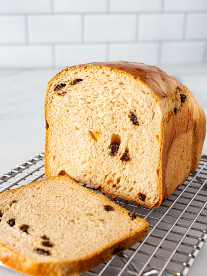 Bread Machine Cinnamon Raisin Bread Cook Fast Eat Well 3605