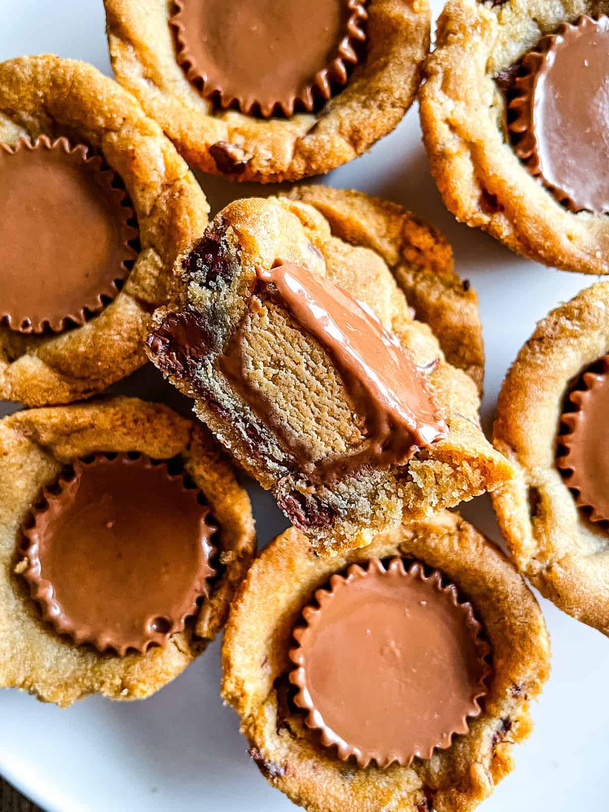 Muffin Tin Peanut Butter Cup Cookies - Muffin Tin Recipes