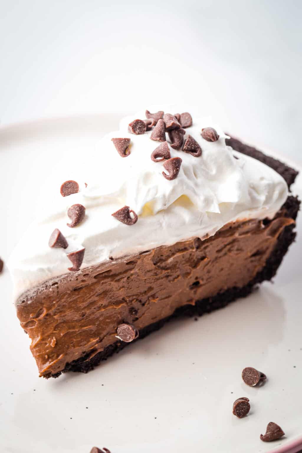 Easy Chocolate Mousse Pie - Cook Fast, Eat Well