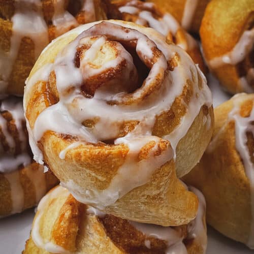 Crescent Roll Cinnamon Rolls - One Hot Oven