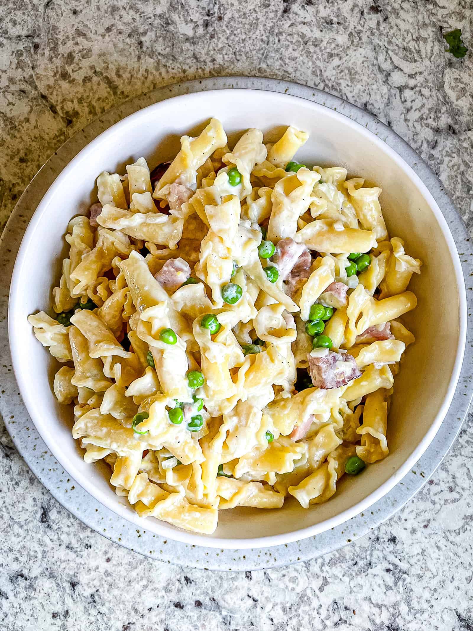 Creamy Lemon Pasta with Ham and Peas Cook Fast, Eat Well