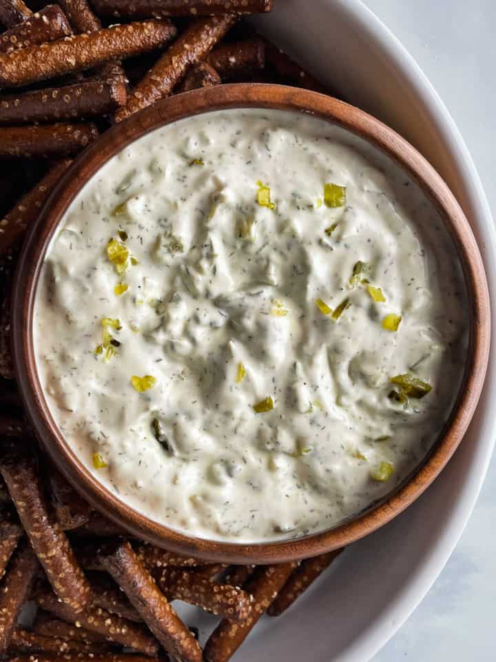 Dill Pickle Dip - Cook Fast, Eat Well