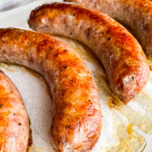Bestrating slecht rol How to Cook Sausage in the Oven - Cook Fast, Eat Well