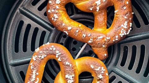 Air fry cheap frozen pretzel