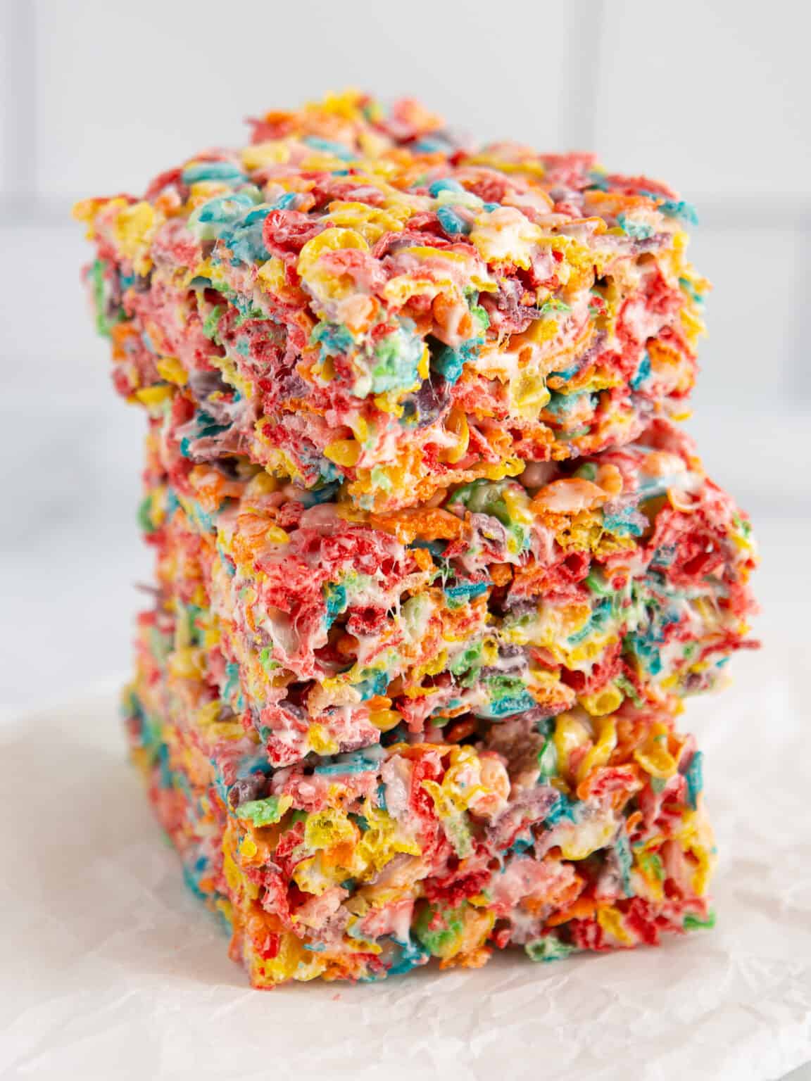 Homemade Fruity Pebbles™️ Marshmallow Treats Cook Fast, Eat Well