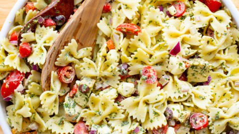 Basil Pasta Salad Recipe