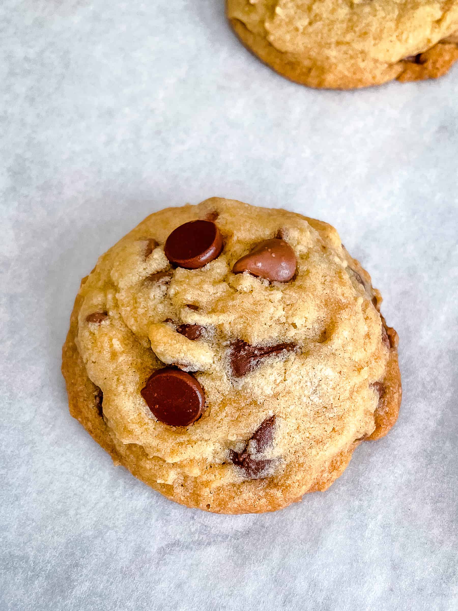 Soft chocolate cookies with dark and milk chocolate chips.