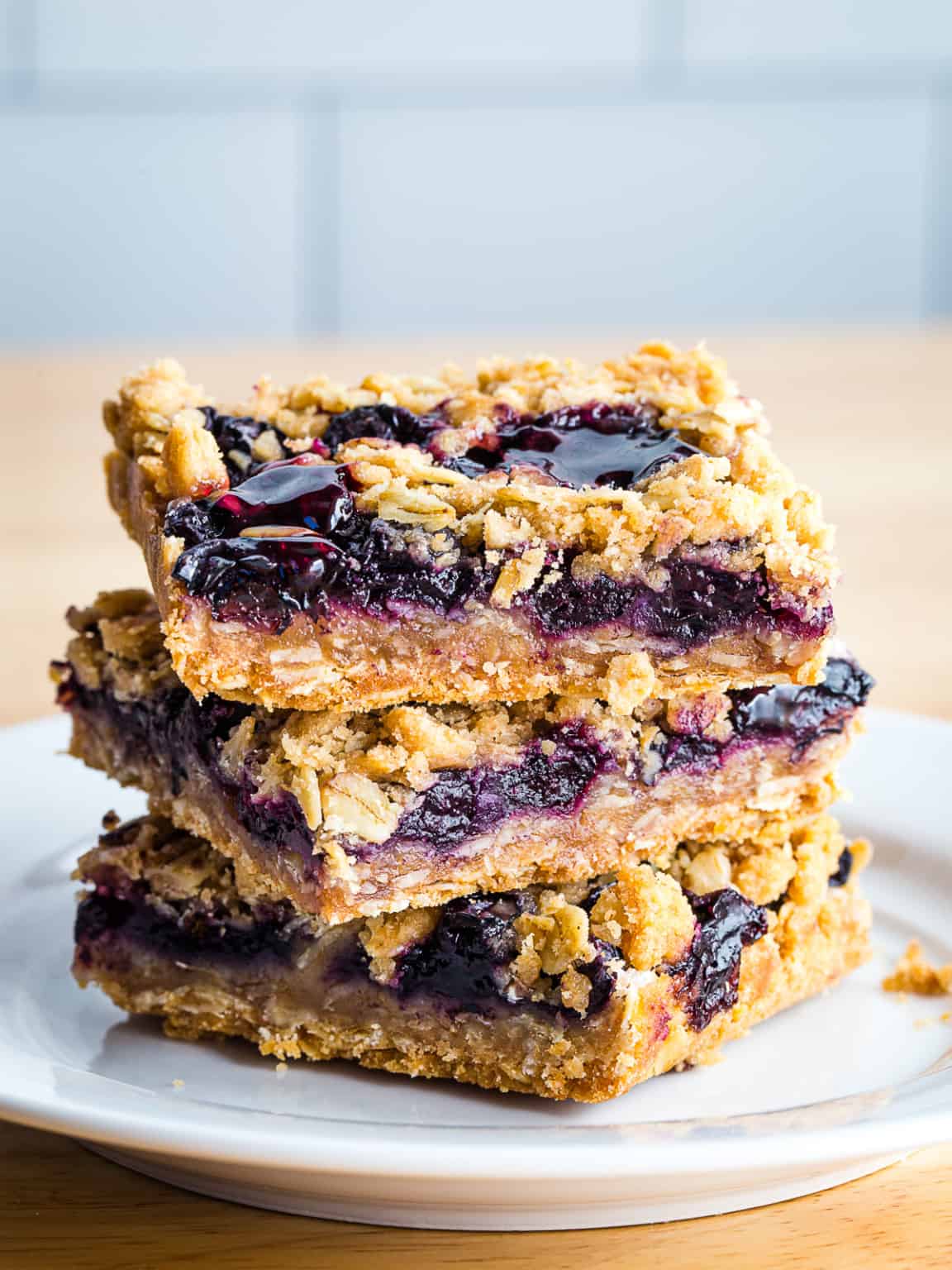 Blueberry Crumb Bars - Cook Fast, Eat Well
