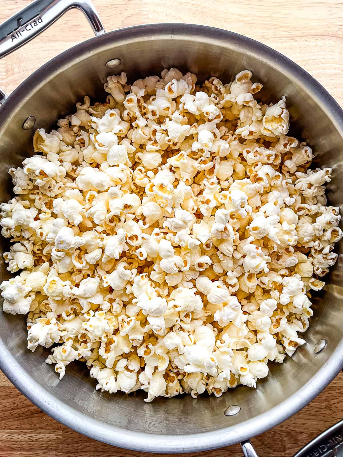 Pan Cooked Popcorn